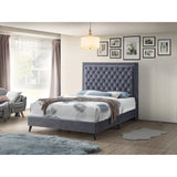 Alba Upholstered King Panel Bed