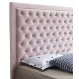 Alba Upholstered King Panel Bed
