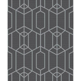 Albany Geo Dark Grey Wallpaper