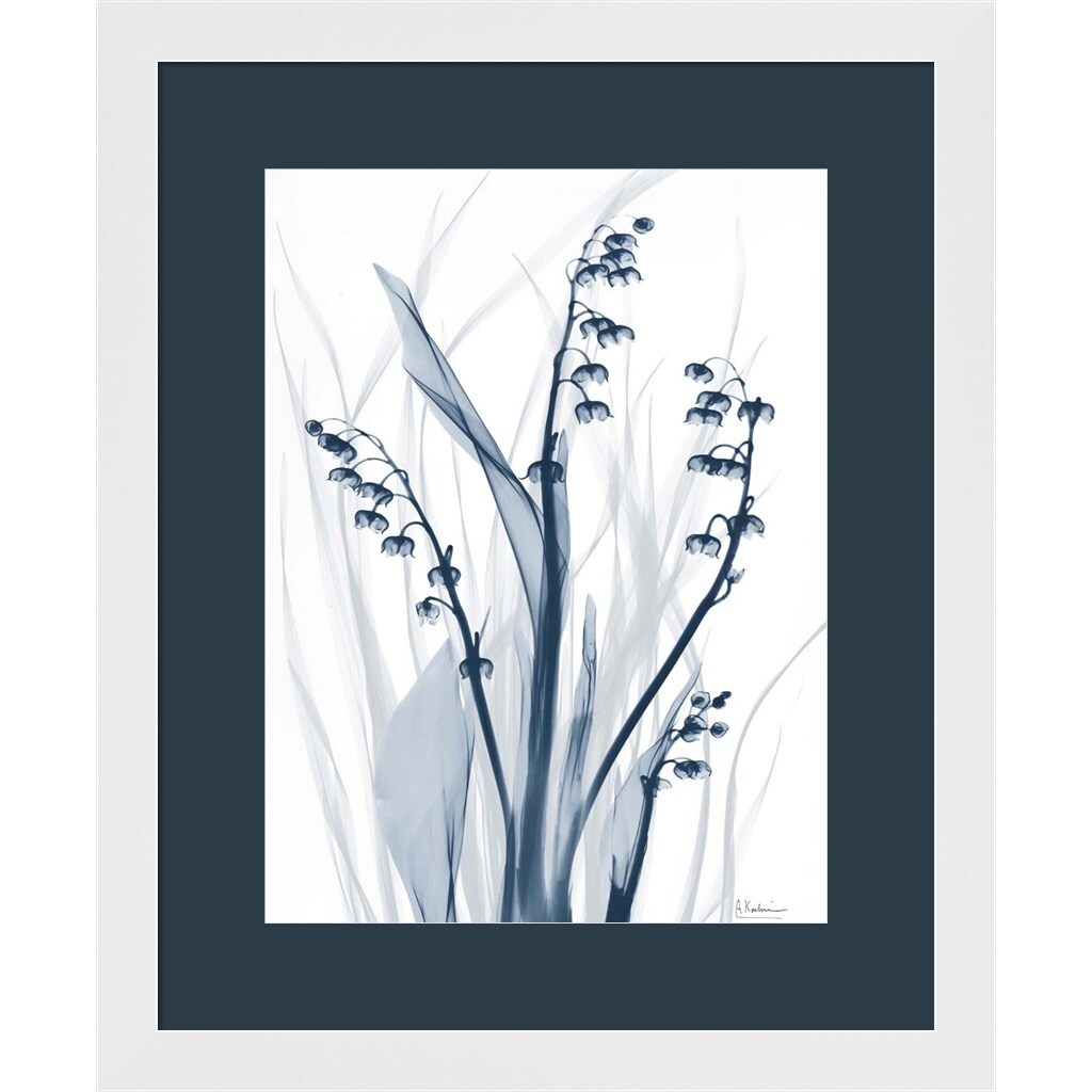 Albert Koetsier 'Radiant Blues 2' Framed Art