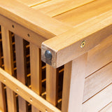 Alberta Outdoor Acacia Wood 100 Gallon Storage Deck Box by Christopher Knight Home