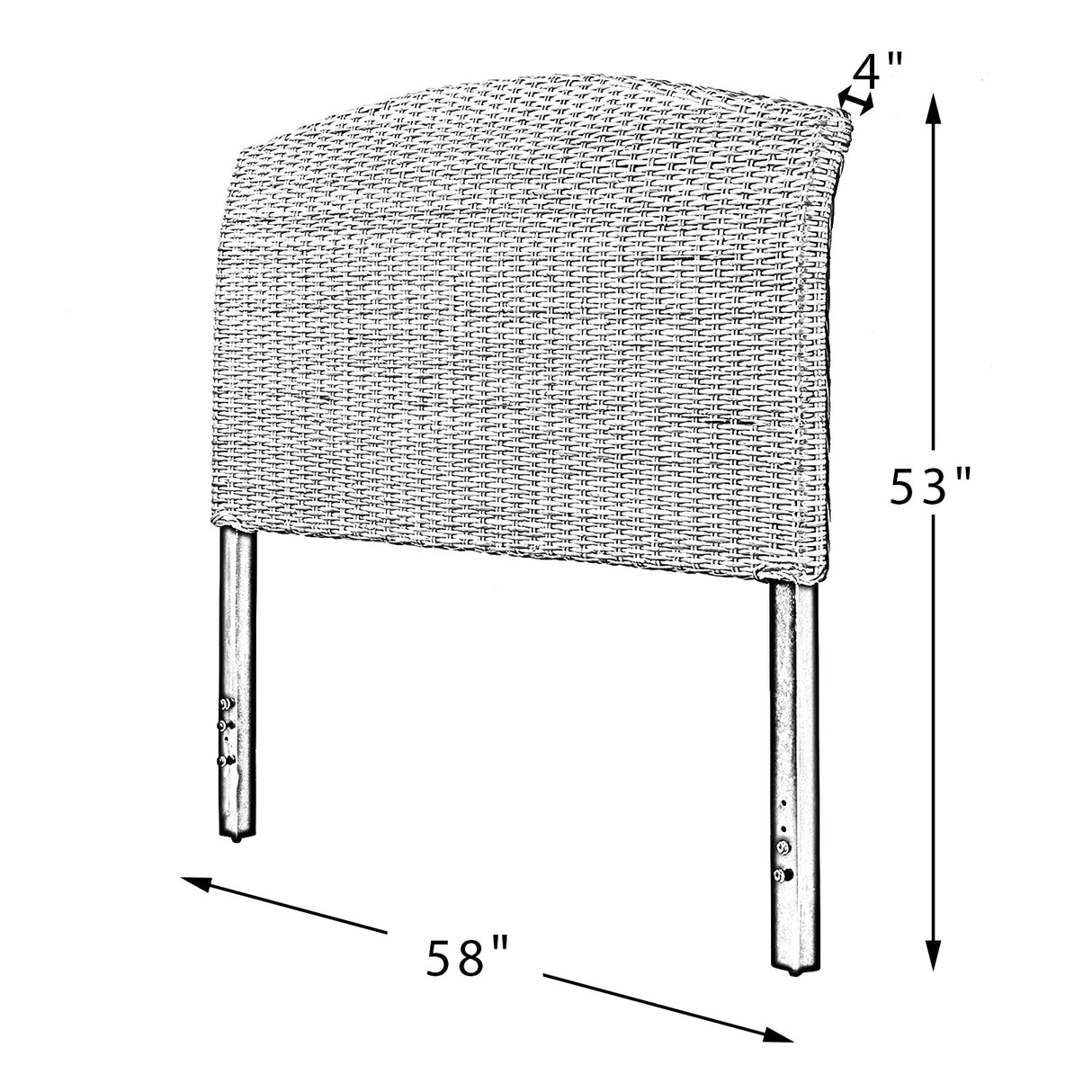 ALBIRA Kubu 79.5" Tropical Rattan Headboard by HULALA HOME