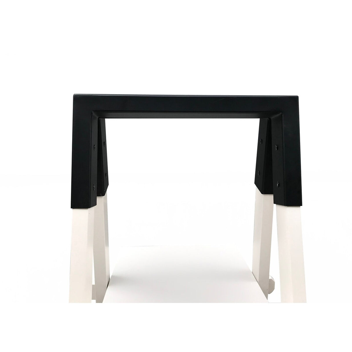 Alden Acacia Wood A-frame Bookshelf