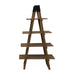 Alden Acacia Wood A-frame Bookshelf