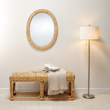 Alden Décor Anders 2-Light Metal Floor Lamp, Black