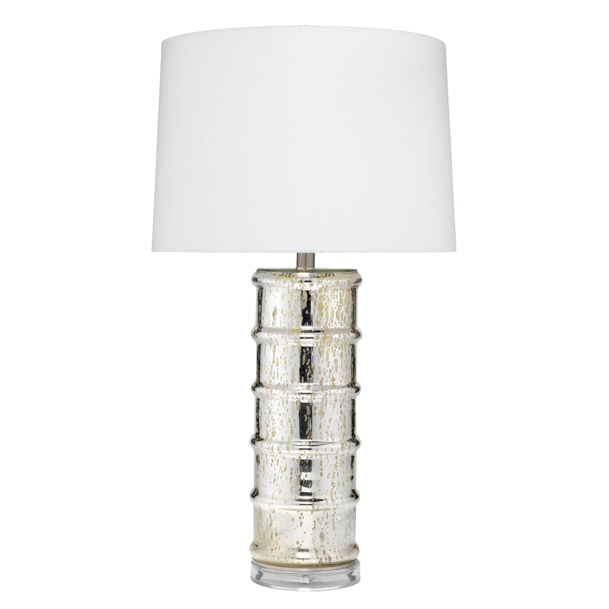 Alden Décor Emely Mercury Glass Table Lamp, Silver