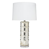 Alden Décor Emely Mercury Glass Table Lamp, Silver