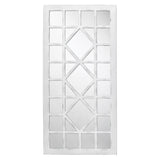 Alden Décor Aria Wood Mirror - White