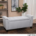 Alden Tufted Fabric Armed Storage Ottoman Bench by Christopher Knight Home