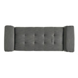 Alden Tufted Fabric Armed Storage Ottoman Bench by Christopher Knight Home
