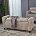 Alden Tufted Fabric Armed Storage Ottoman Bench by Christopher Knight Home