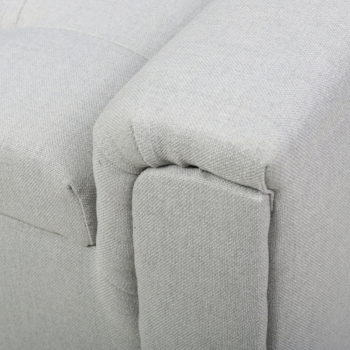 Alden Tufted Fabric Armed Storage Ottoman Bench by Christopher Knight Home