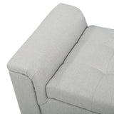 Alden Tufted Fabric Armed Storage Ottoman Bench by Christopher Knight Home