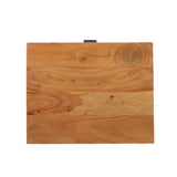Alderbrook Mid-Century Industrial Acacia Wood Side Table by Christopher Knight Home