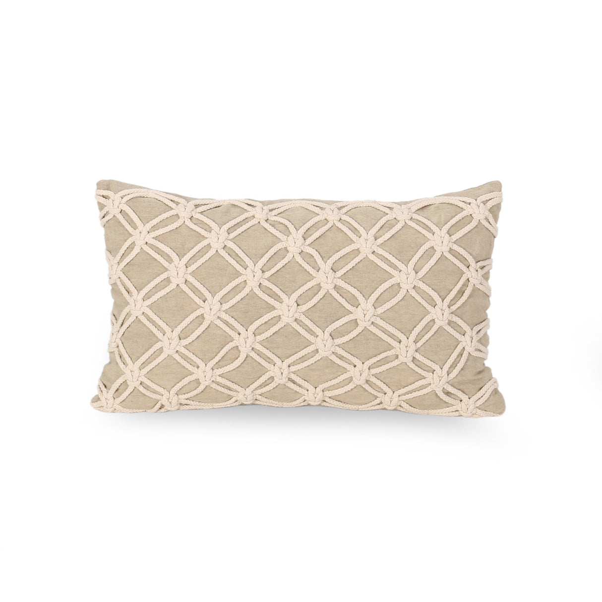 Amhurst Modern Fabric Throw Pillow Cover by Christopher Knight Home