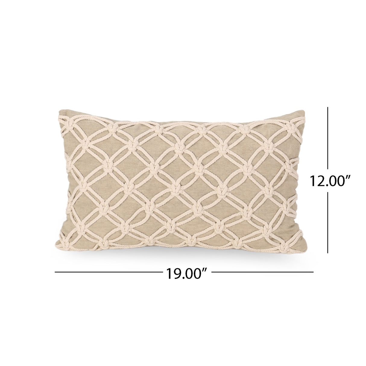 Amhurst Modern Fabric Throw Pillow Cover by Christopher Knight Home