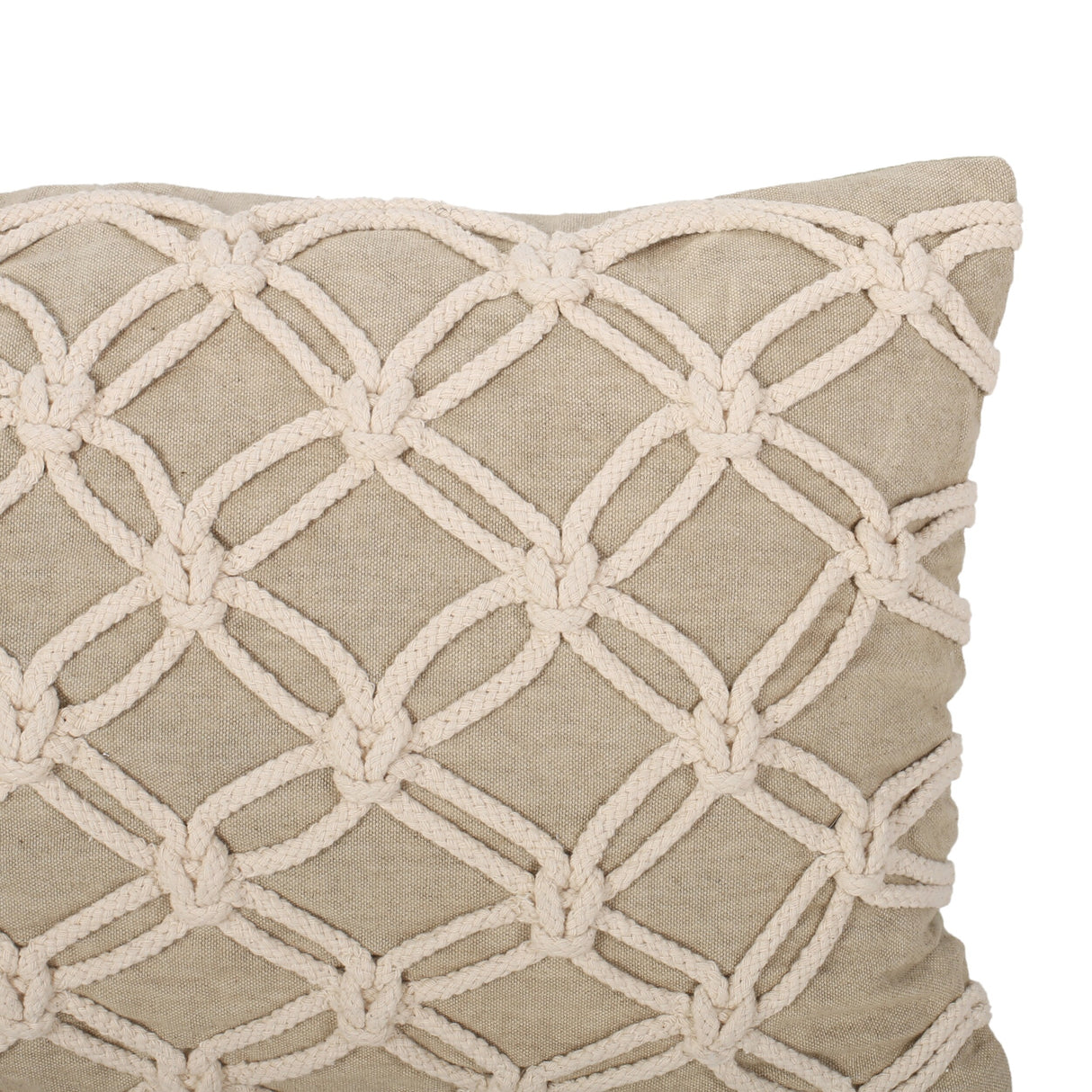 Amhurst Modern Fabric Throw Pillow Cover by Christopher Knight Home