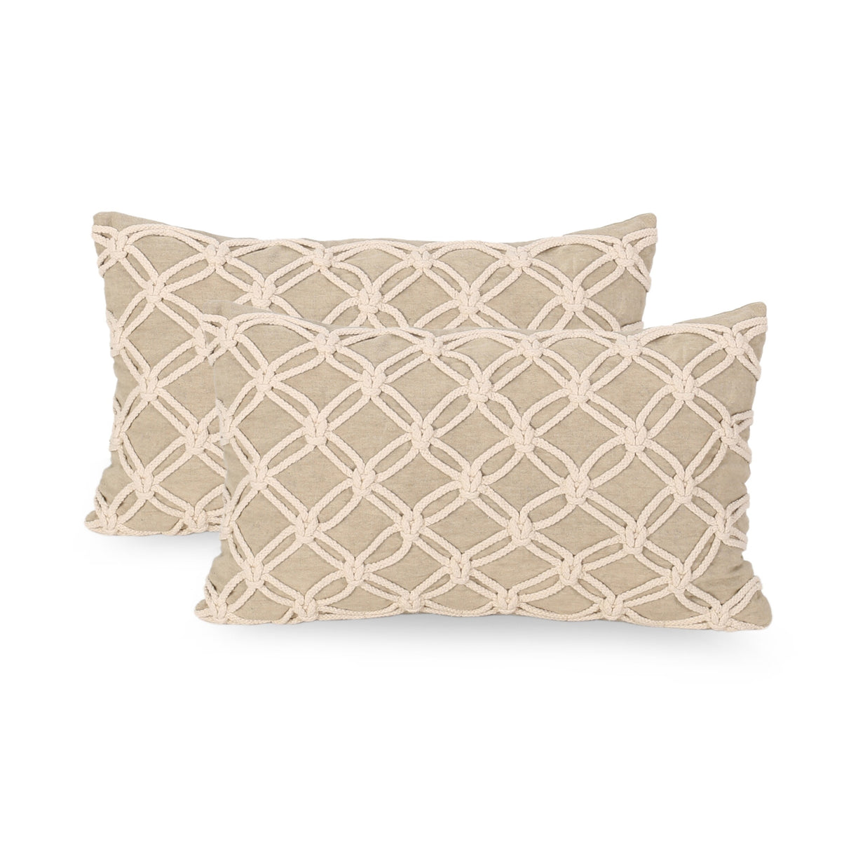 Amhurst Modern Fabric Throw Pillow Cover by Christopher Knight Home
