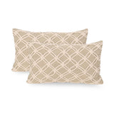 Amhurst Modern Fabric Throw Pillow Cover by Christopher Knight Home