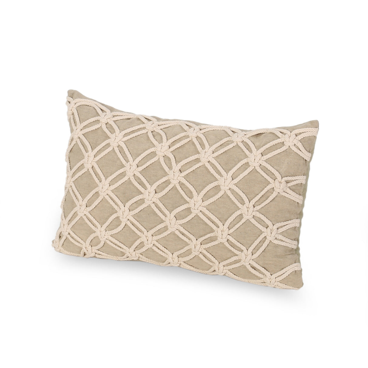 Amhurst Modern Fabric Throw Pillow Cover by Christopher Knight Home