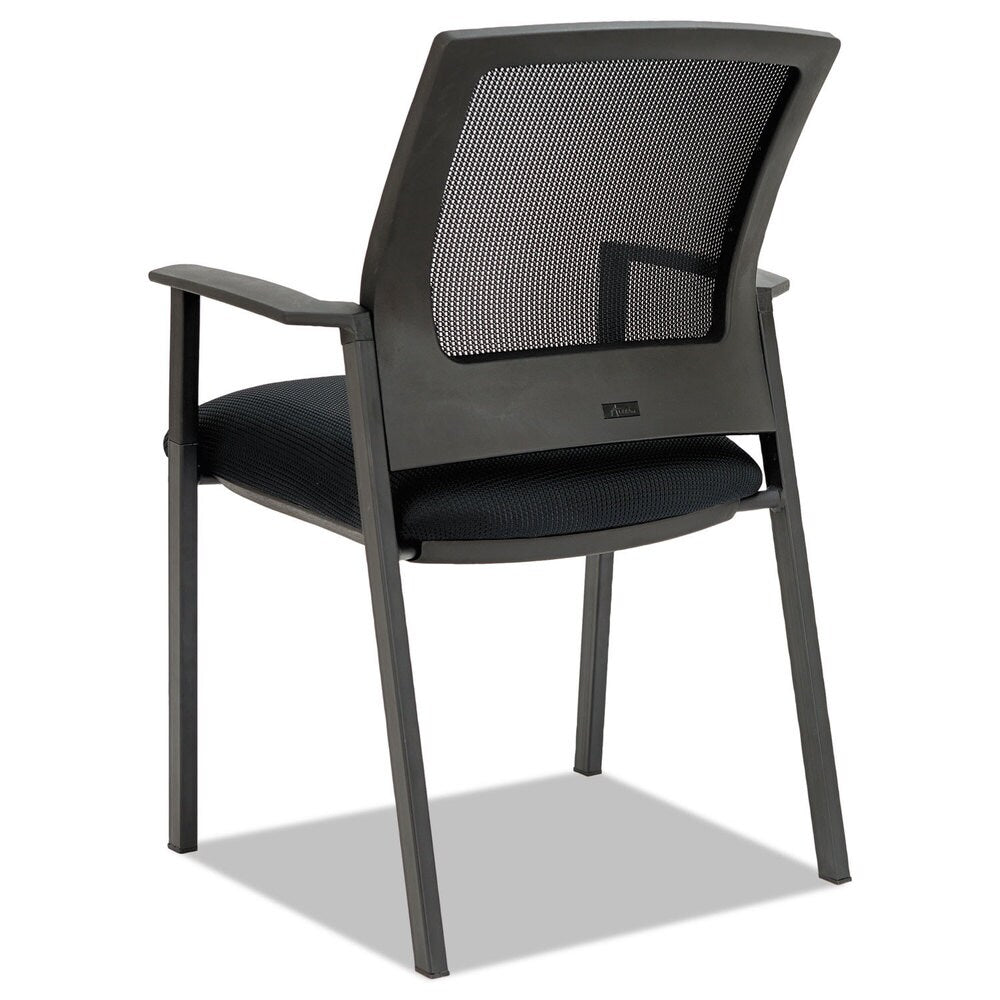 Alera ES Series Black Mesh Stack Chairs (Set of 2)