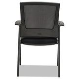 Alera ES Series Black Mesh Stack Chairs (Set of 2)