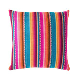 Alessa Striped Multicolor Throw Pillow 22 inch