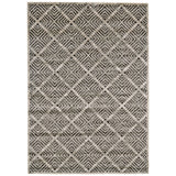 Alessandria Distressed Geometric Rug, Gray/Taupe, Runner