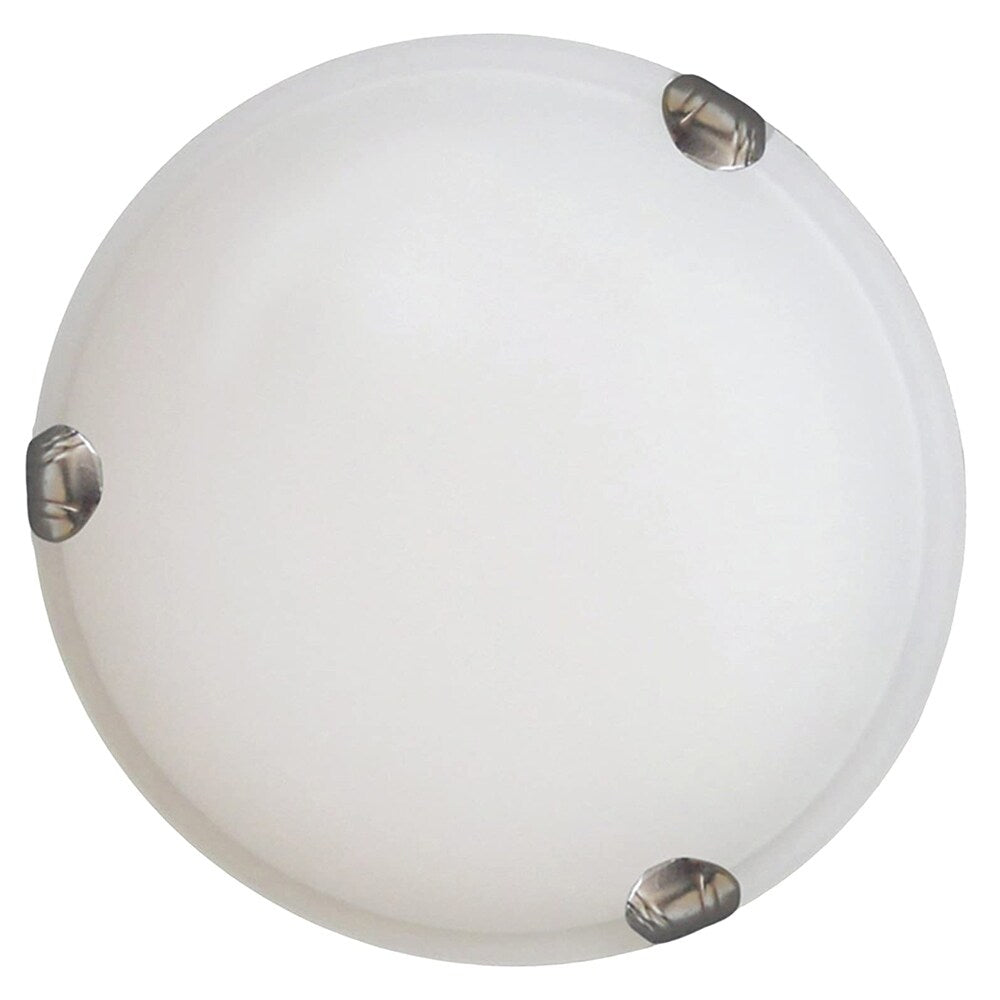 Alex 2 Light Flush Mounted Lighting - Satin Nickel