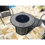 AZ Patio Heaters Faux Wood Fire Pit
