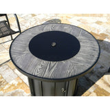 AZ Patio Heaters Faux Wood Fire Pit