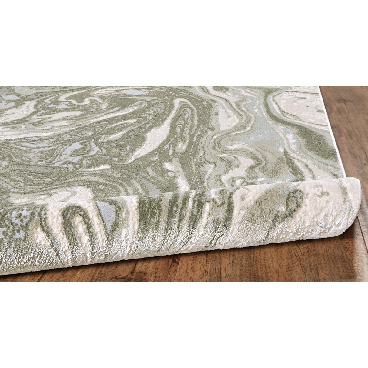 Alexander Abstract Watercolor Rug, Silver Gray/Ivory, Area Rug