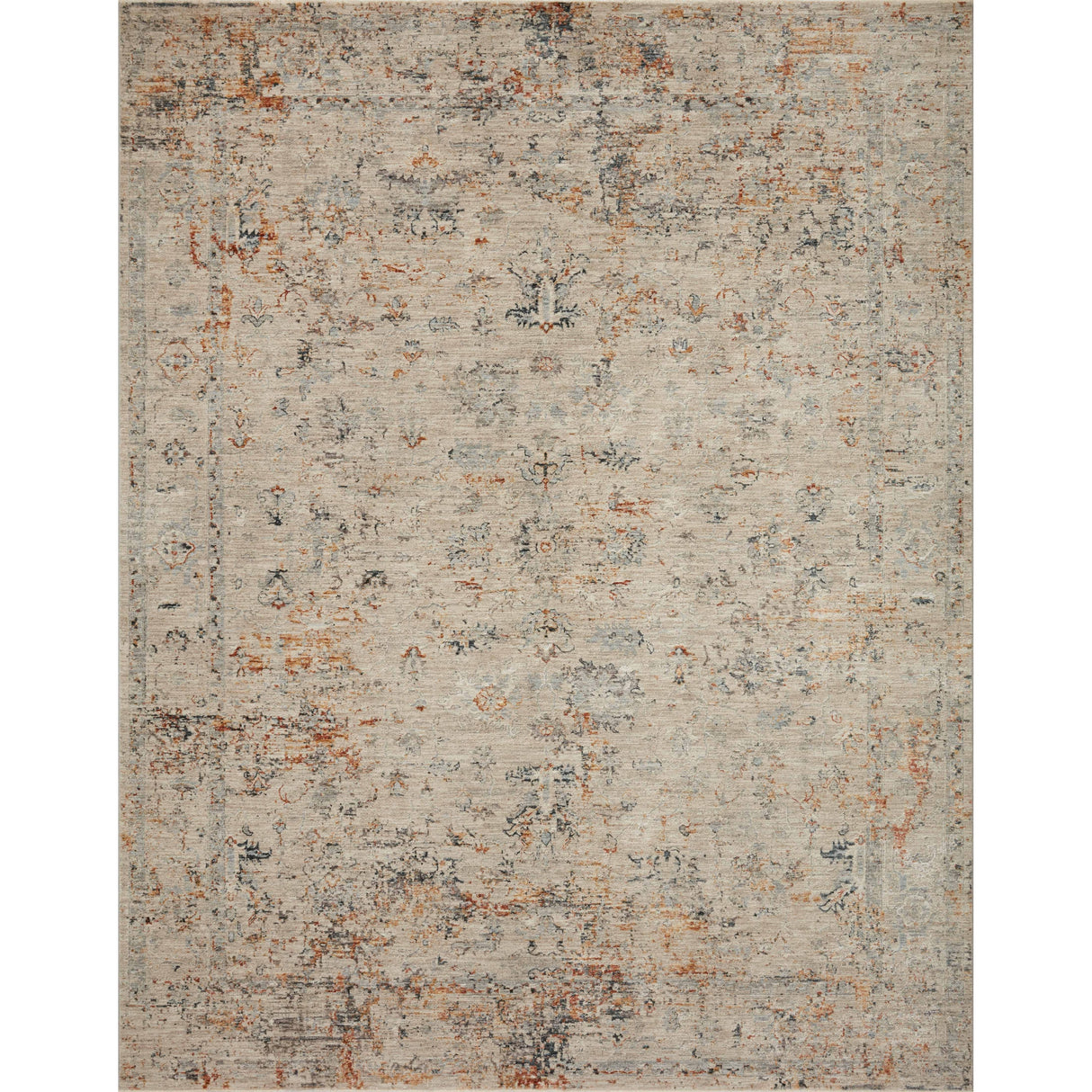 Alexander Home Alexis Modern Distressed Abstract Area Rug