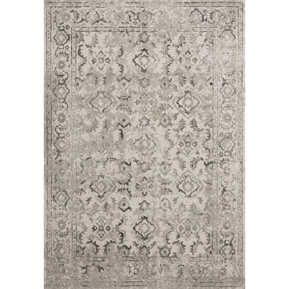 Alexander Home Bellagio Scrollwork Distressed Traditional Rug