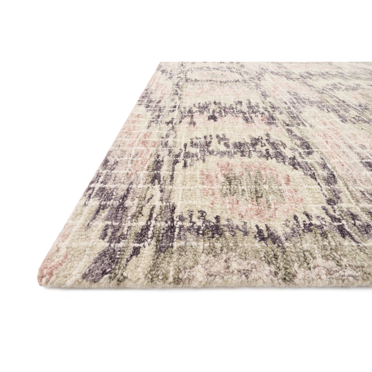 Alexander Home Nile Mosaic Ikat 100% Wool Hand Hooked Rug