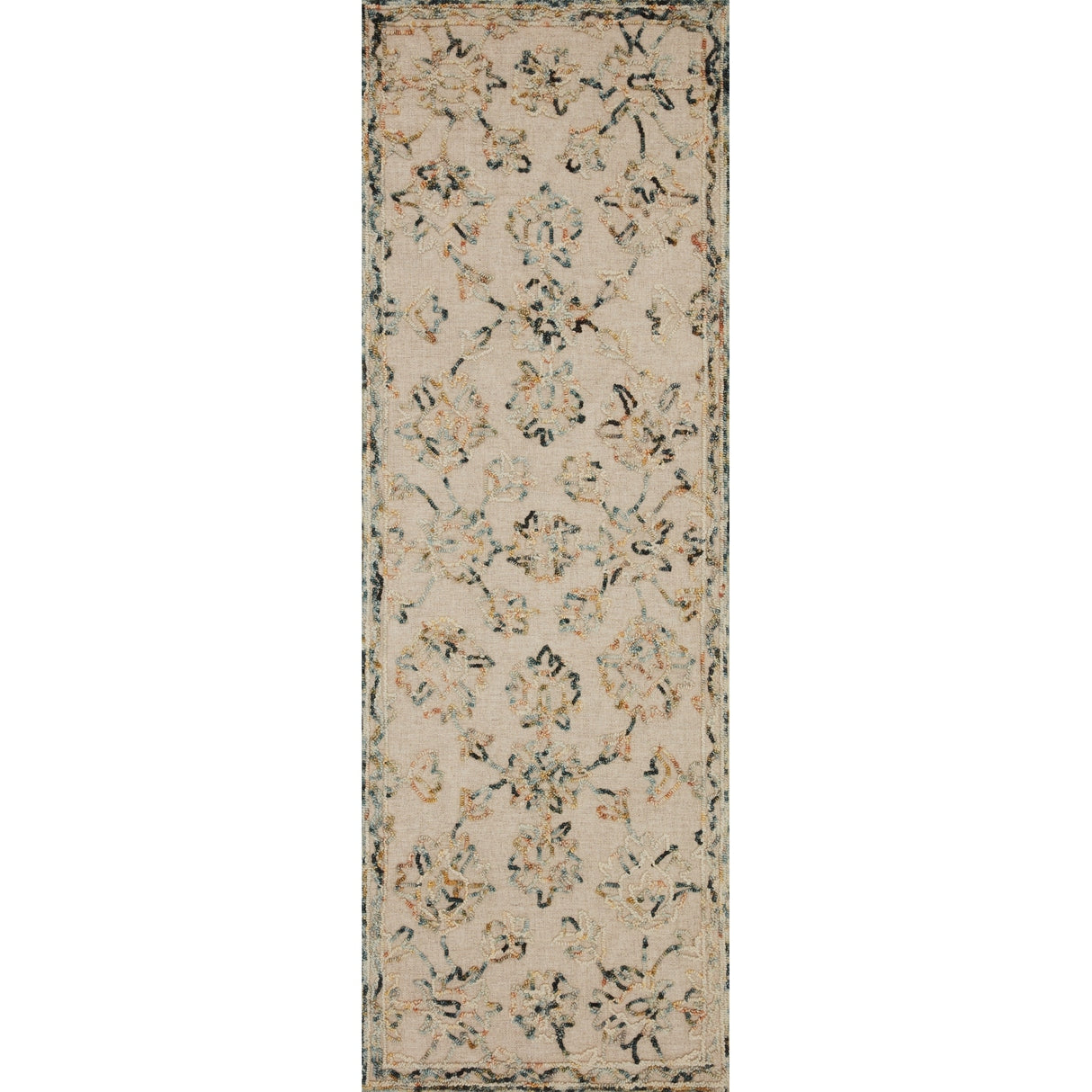 Alexander Home Diana Farmhouse 100% Wool Hooked Area Rug