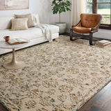 Alexander Home Diana Farmhouse 100% Wool Hooked Area Rug