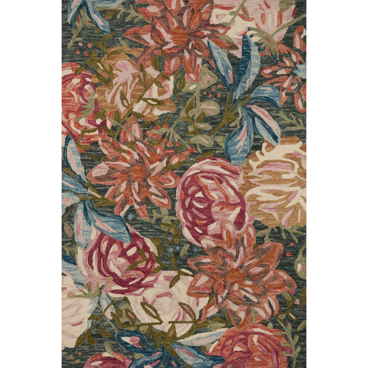 Alexander Home Evelyn Floral Bouquet Area Rug