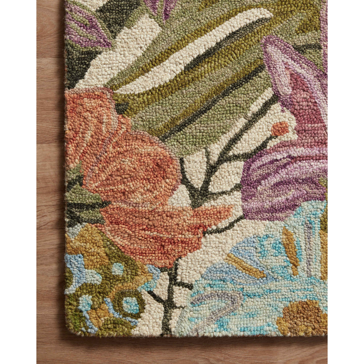 Alexander Home Evelyn Floral Bouquet Area Rug