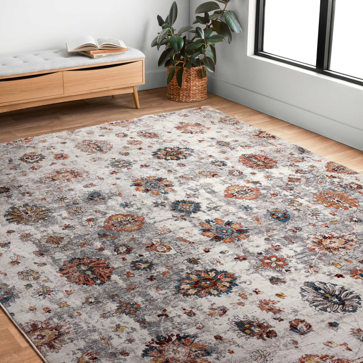 Alexander Home Hondo Floral and Botanical Persian Area Rug