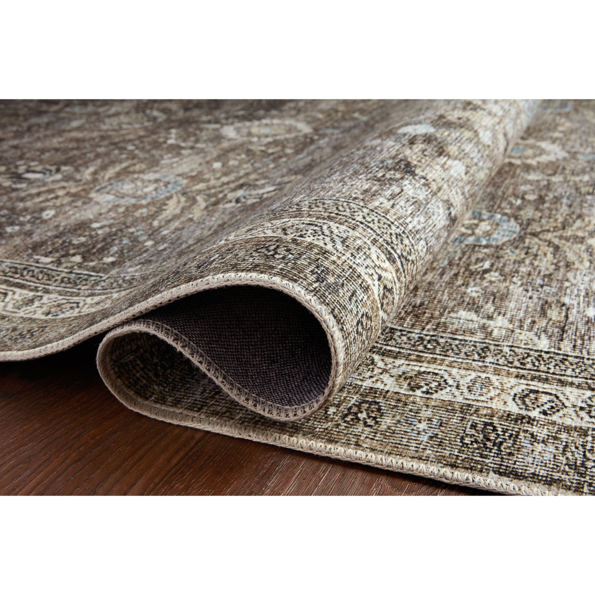 Alexander Home Isabelle Shabby Chic Vintage Distressed Printed Area Rug