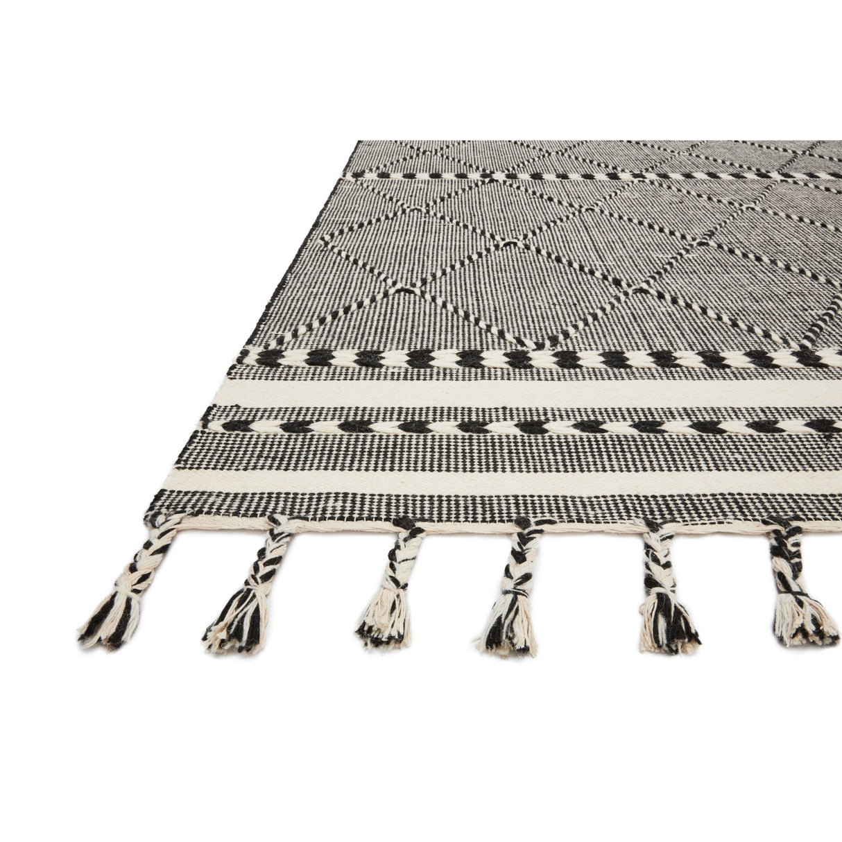 Alexander Home Isaiah Global Hand Loomed Geometric Wool Rug