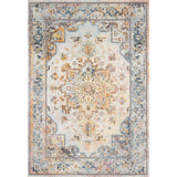 Alexander Home Jennifer Collection Medallion Distressed Area Rug