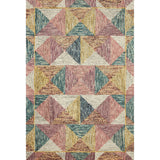 Alexander Home Kaleidoscope Geometric Hand-Hooked Wool Rug
