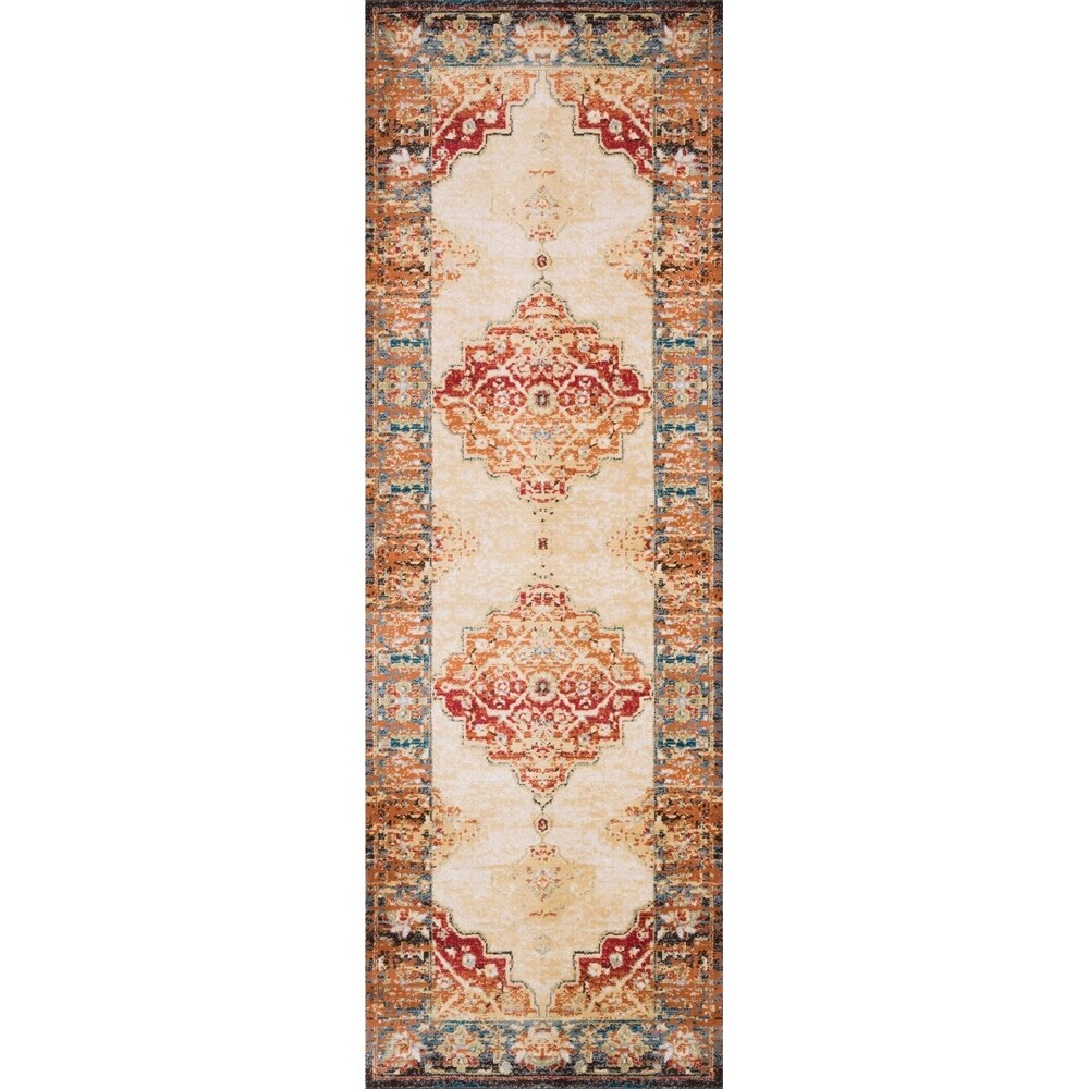 Alexander Home Karla Sunset Oriental Area Rug