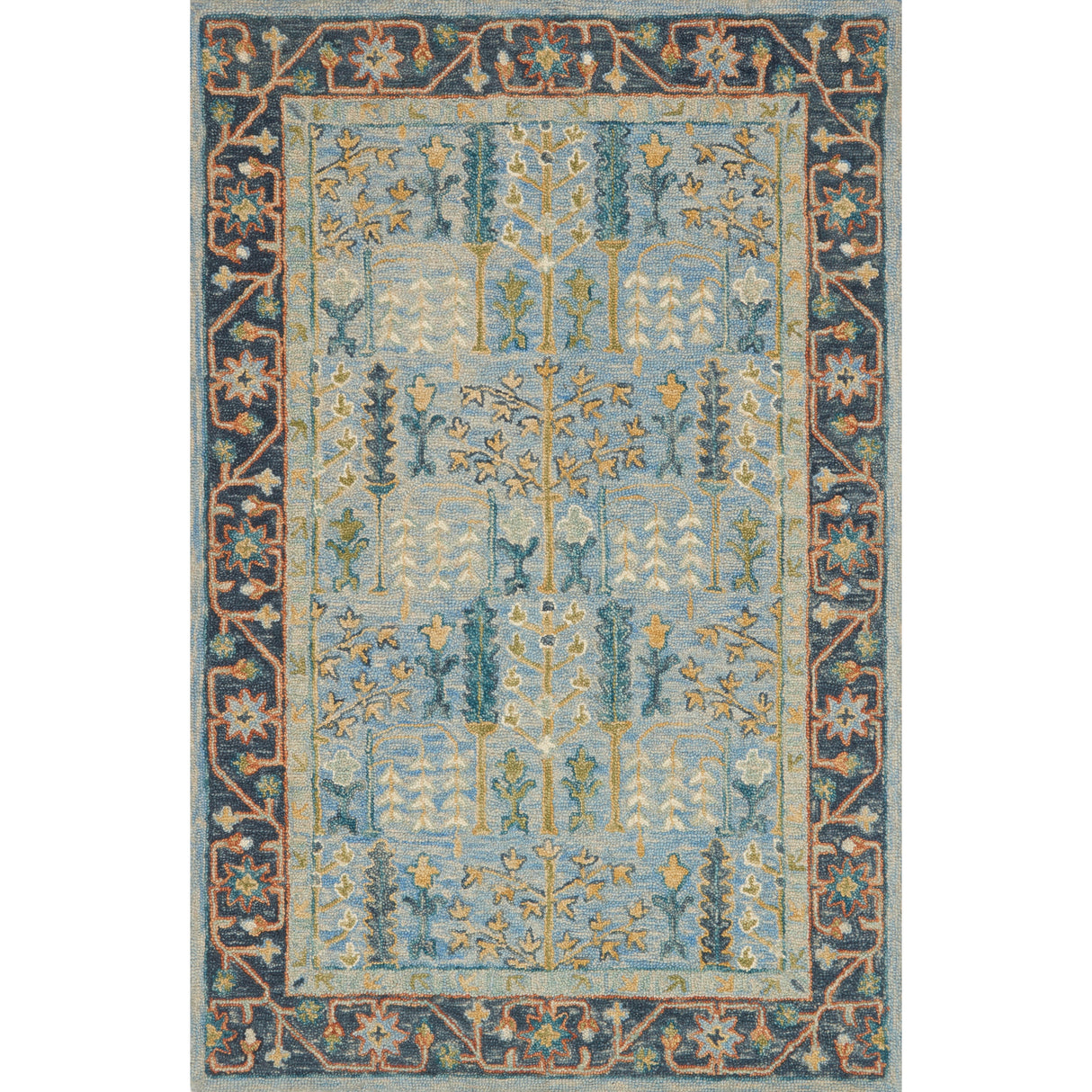 Alexander Home Madeline Wool Hand-hooked Terrace Traditional Rug