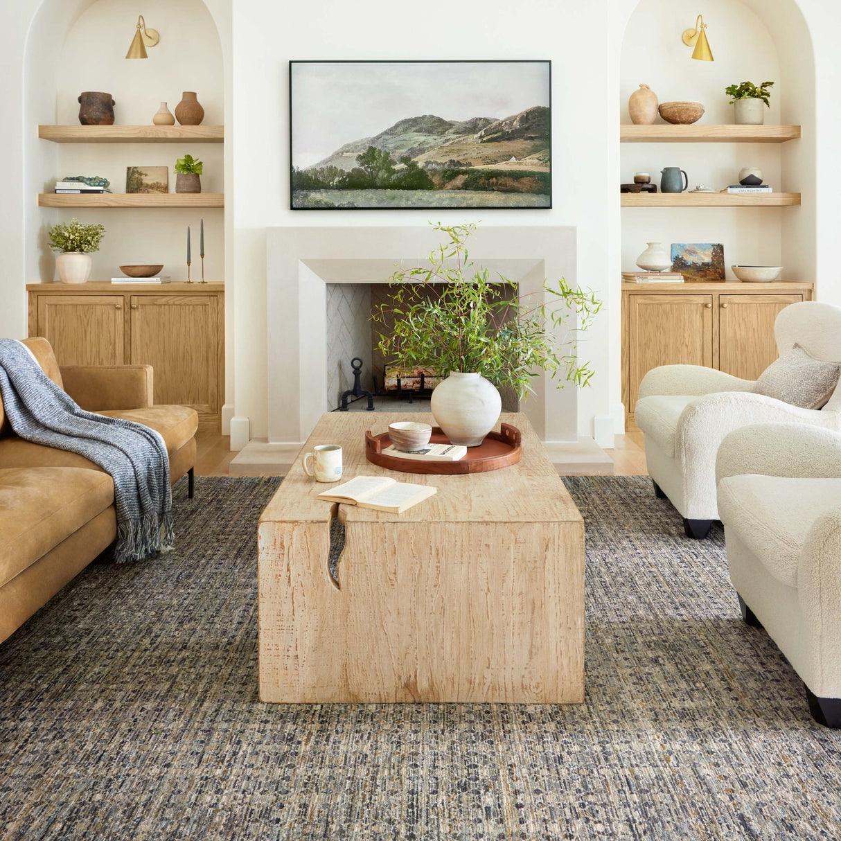 Alexander Home Manhattan Modern Diamond Area Rug