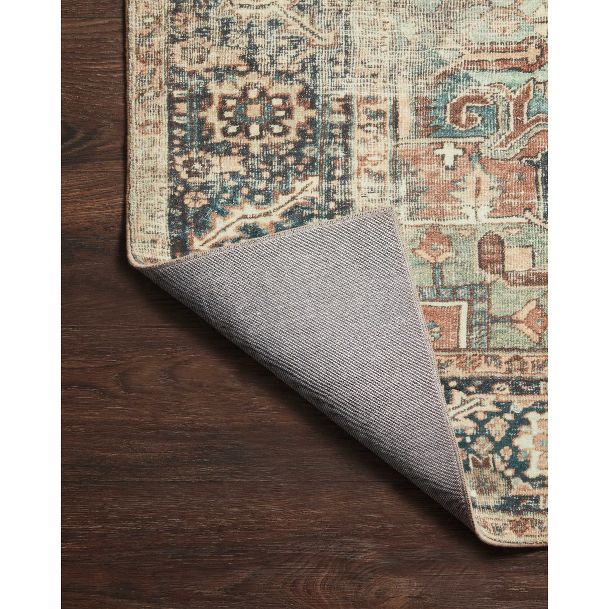 Alexander Home Sara Boho Terracotta Medallion Ultra Plush Area Rug