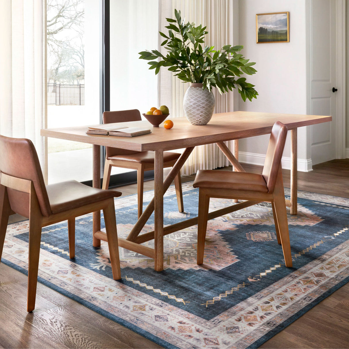 Alexander Home Meghan Vintage Boho Distressed Area Rug
