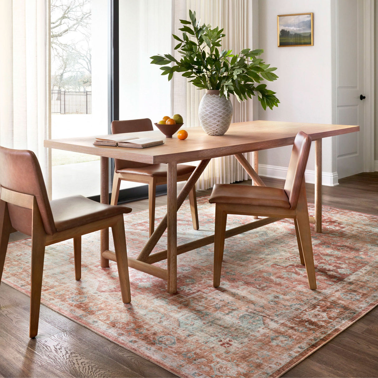Alexander Home Meghan Vintage Medallion Area Rug
